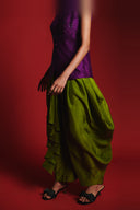 Fern Silk Women's Drape Skirt Pants