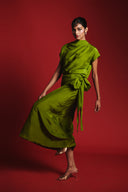Fern Silk Women's Drape Dress