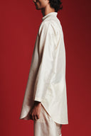Pearl Silk Men's Open Neck Kurta