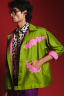 Jamun Silk Embroidered Men's Panelled Pants