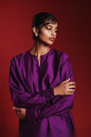 Jamun Silk Women's Keyhole Kurta