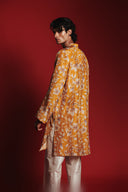 Wild Lilies Silk Men's Classic Kurta