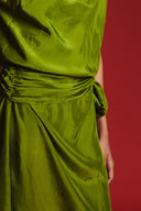 Fern Silk Women's Drape Dress