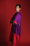 Jamun Silk Women's Collared Dolman Kurta