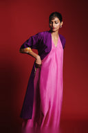 Gulabi Silk Women's Flared Dress