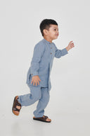 Sky Linen Boys Side Open Kurta Set