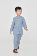 Sky Linen Boys Side Open Kurta Set