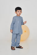 Sky Linen Boys Side Open Kurta Set