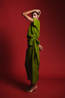 Fern Silk Women's Drape Dress