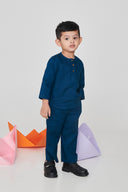 Indigo Linen Boys Pyjama Set