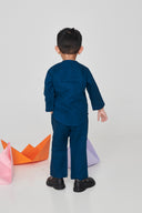 Indigo Linen Boys Pyjama Set