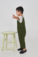 Safari Linen Boys Overalls