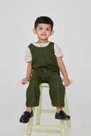 Safari Linen Boys Overalls