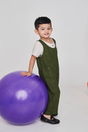 Safari Linen Boys Overalls