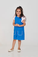 Santorini Linen Girls Playsuit