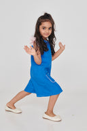 Santorini Linen Girls Playsuit