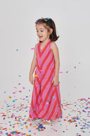 Amalfi Linen Girls Flared Jumpsuit