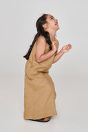 Husk Linen Girls Flared Jumpsuit