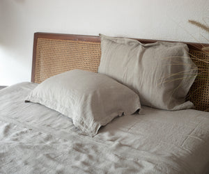 Undyed Linen Bed Set