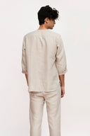 Undyed Linen Men's Pyjama Set - Sale