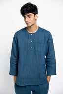 Indigo Linen Men's Pyjama - Sale