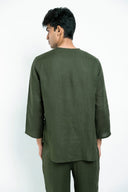 Kai Linen Men's Short Kurta - Sale