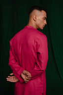 Rani Linen Men's Kurta On Sale
