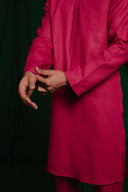 Rani Linen Men's Kurta On Sale