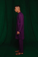 Violet Linen Men's Kurta Set