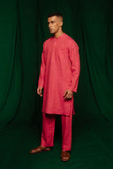 Coral Linen Men's Kurta On Sale