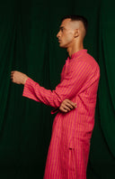 Coral Linen Men's Kurta On Sale