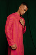 Coral Linen Men's Kurta On Sale