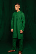 Panna Linen Men's Kurta Set