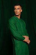 Panna Linen Men's Kurta Set