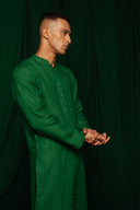 Panna Linen Men's Kurta Set