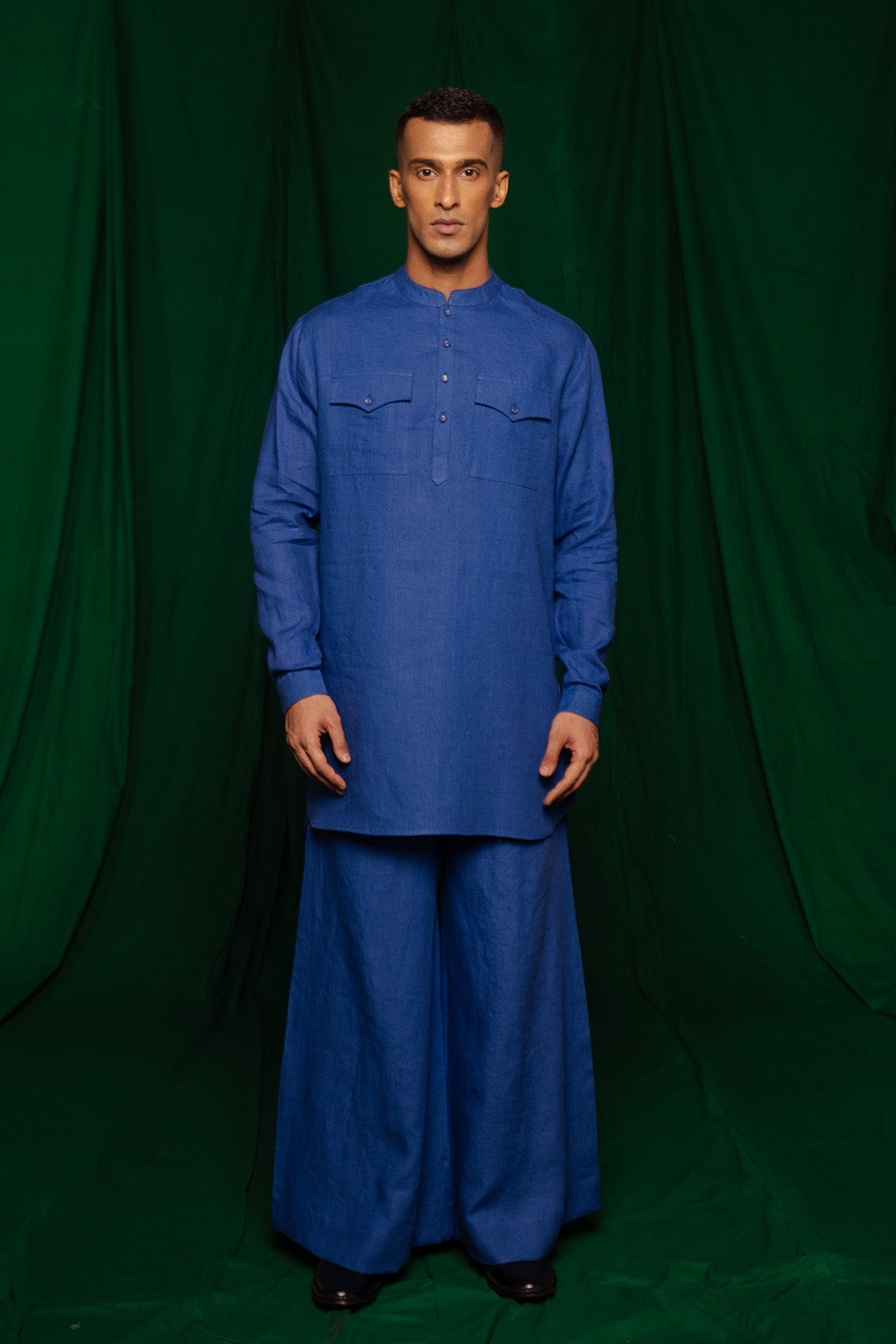 Men's Linen Saif Kurta Set