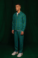 Forest Linen Men's Bomber Jacket On Sale