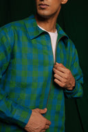 Forest Linen Men's Bomber Jacket On Sale