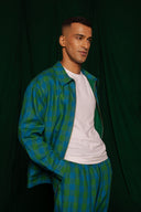 Forest Linen Men's Bomber Jacket On Sale