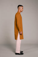 Olive Co-Linen Men's Kurta