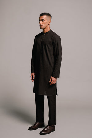 Carbon Co-Linen Men's Kurta