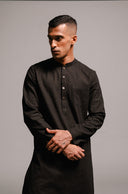 Carbon Co-Linen Men's Classic Kurta - Sale