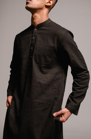 Carbon Co-Linen Men's Kurta