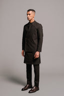 Carbon Co-Linen Men's Bandhgala Jacket