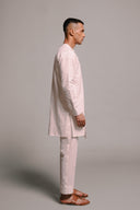 Vanilla Co-Linen Men's Side Open Kurta
