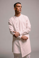 Vanilla Co-Linen Men's Side Open Kurta Set On Sale
