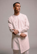 Vanilla Co-Linen Men's Side Open Kurta