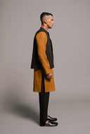 Carbon Co-Linen Men's Nehru Jacket