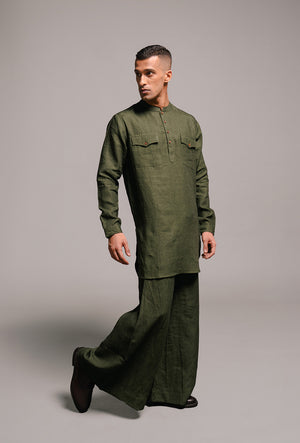 Kai Linen Men's Saif Kurta Set