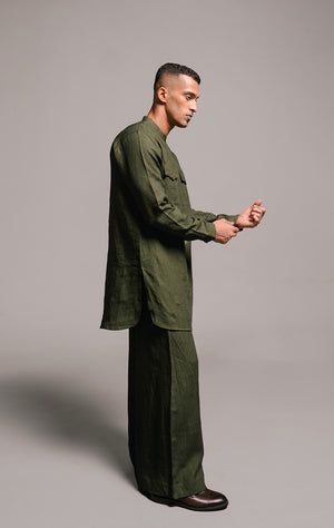 Kai Linen Men's Saif Kurta Set